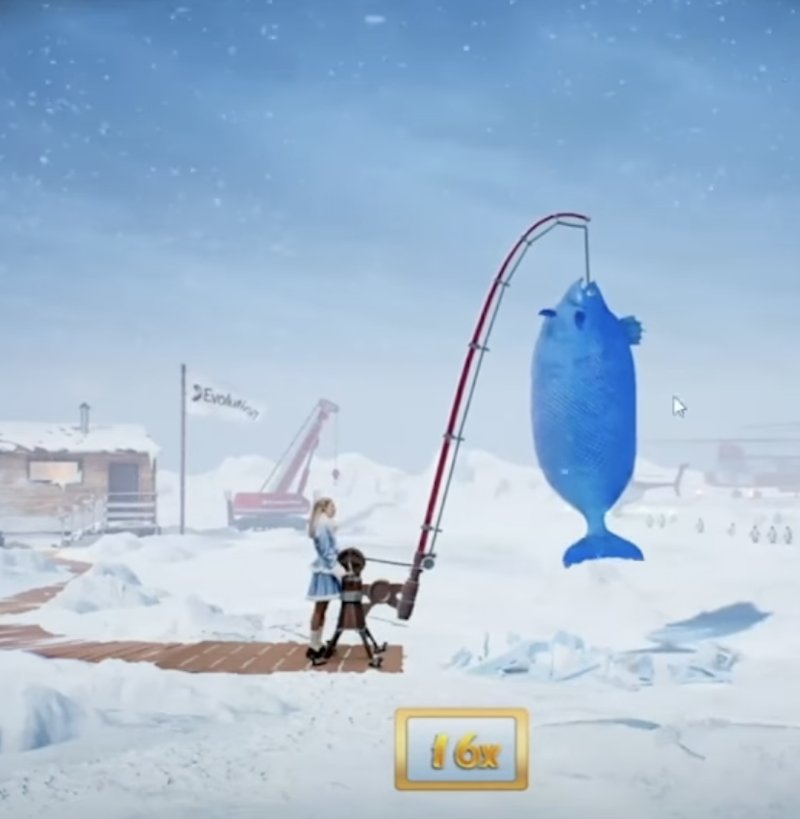 Evolution ice fishing in United Kigdom